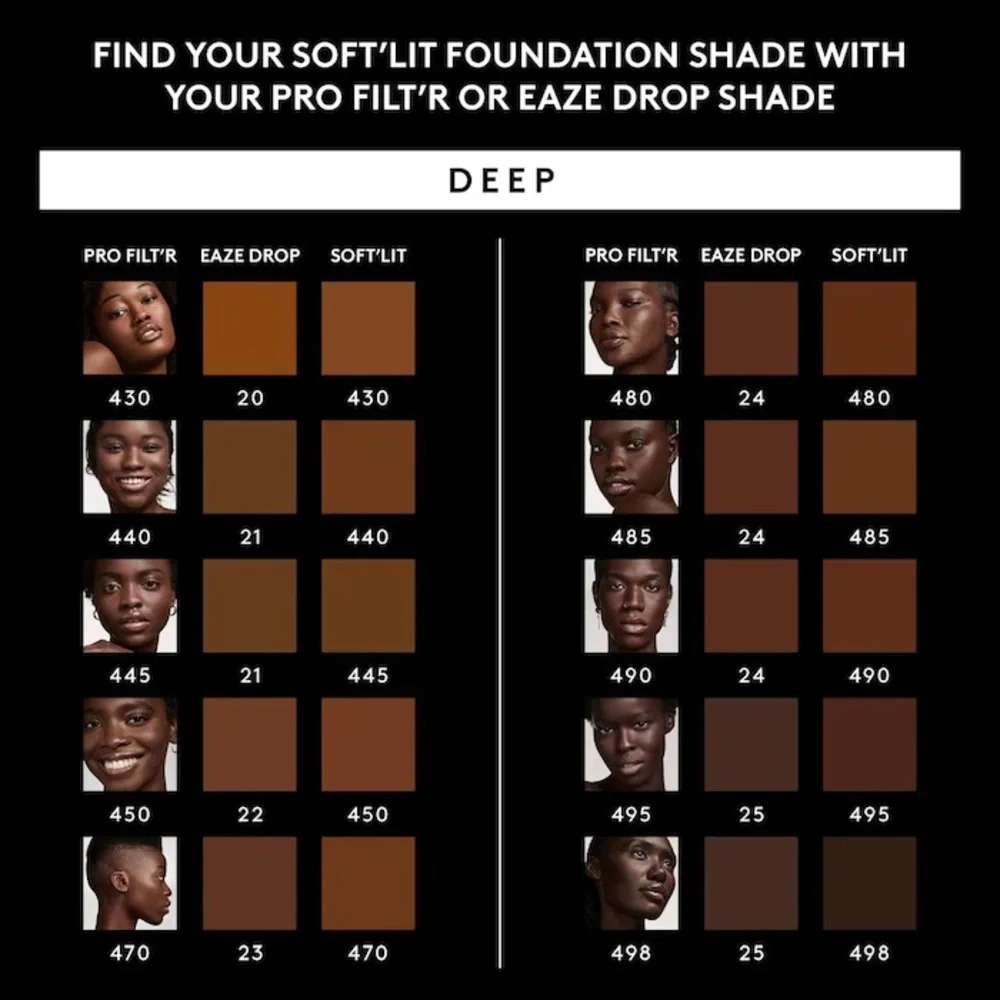 Fenty Beauty Soft’Lit Naturally Luminous Hydrating Longwear Foundation Shade 490